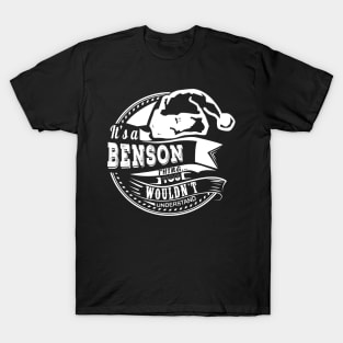 It's a Benson thing - Hat Xmas Personalized Name Gift T-Shirt